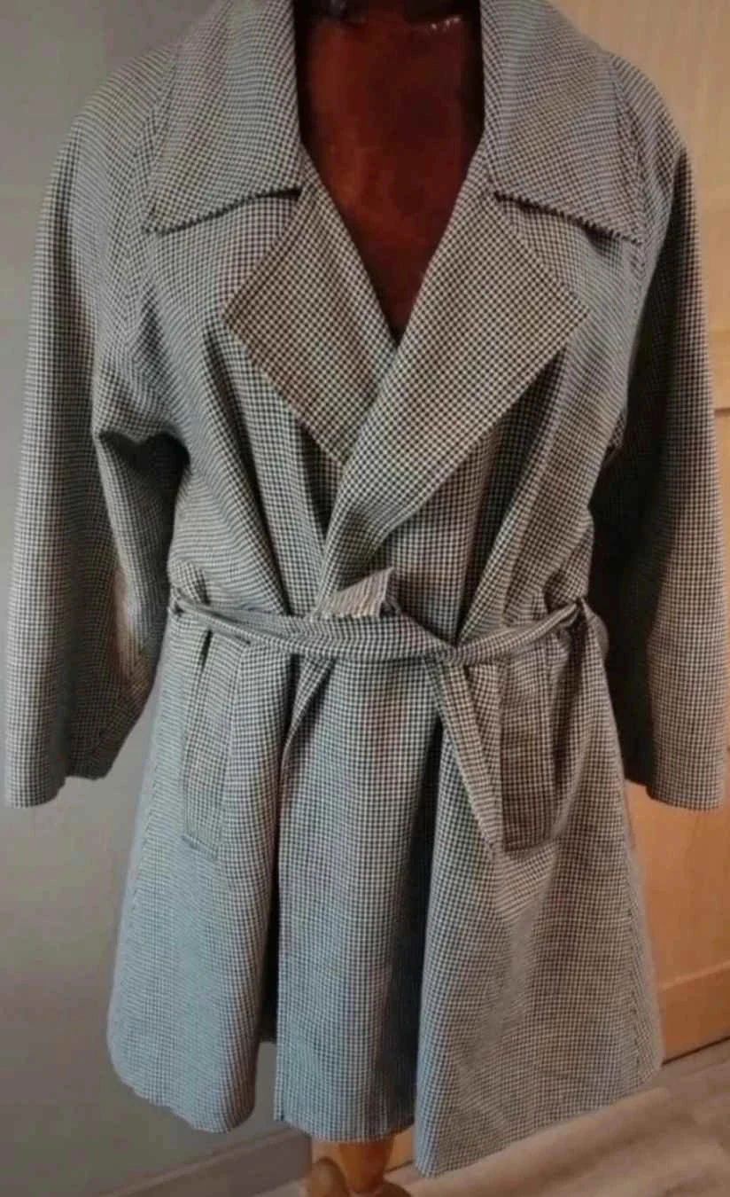 Veste petits carreaux noir et blanc, La City T34/38